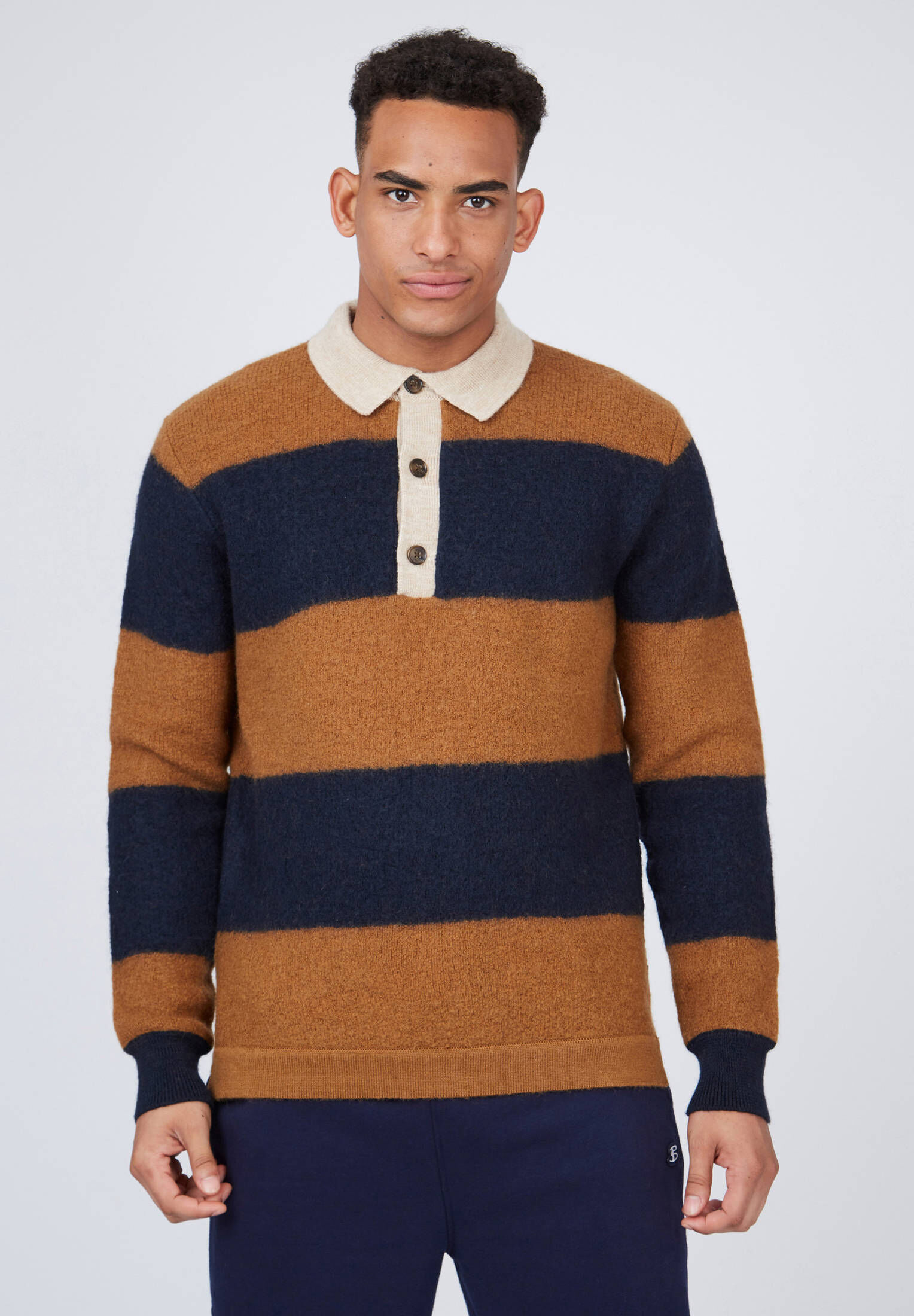 Ben Sherman| Herren Knit Rugby Knit Polo