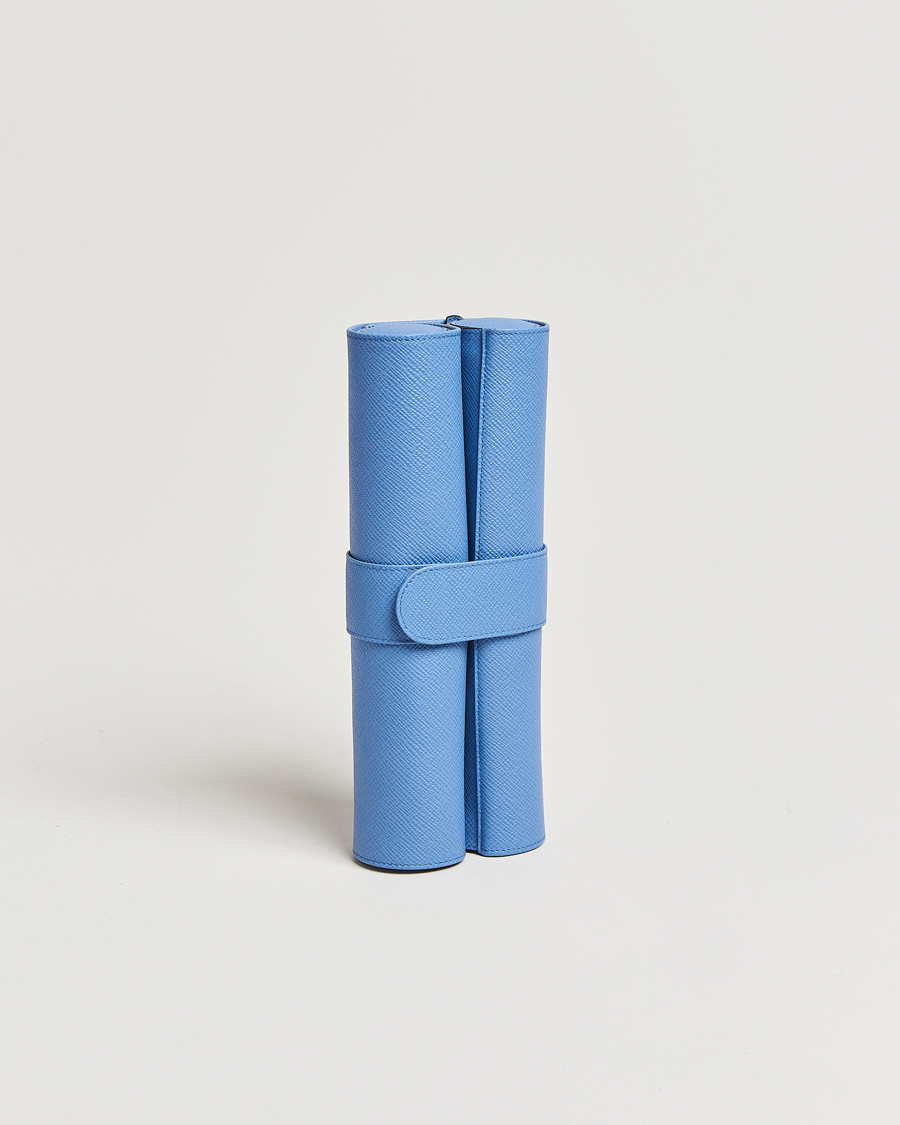 Smythson Panama Chess Roll Nile Blue