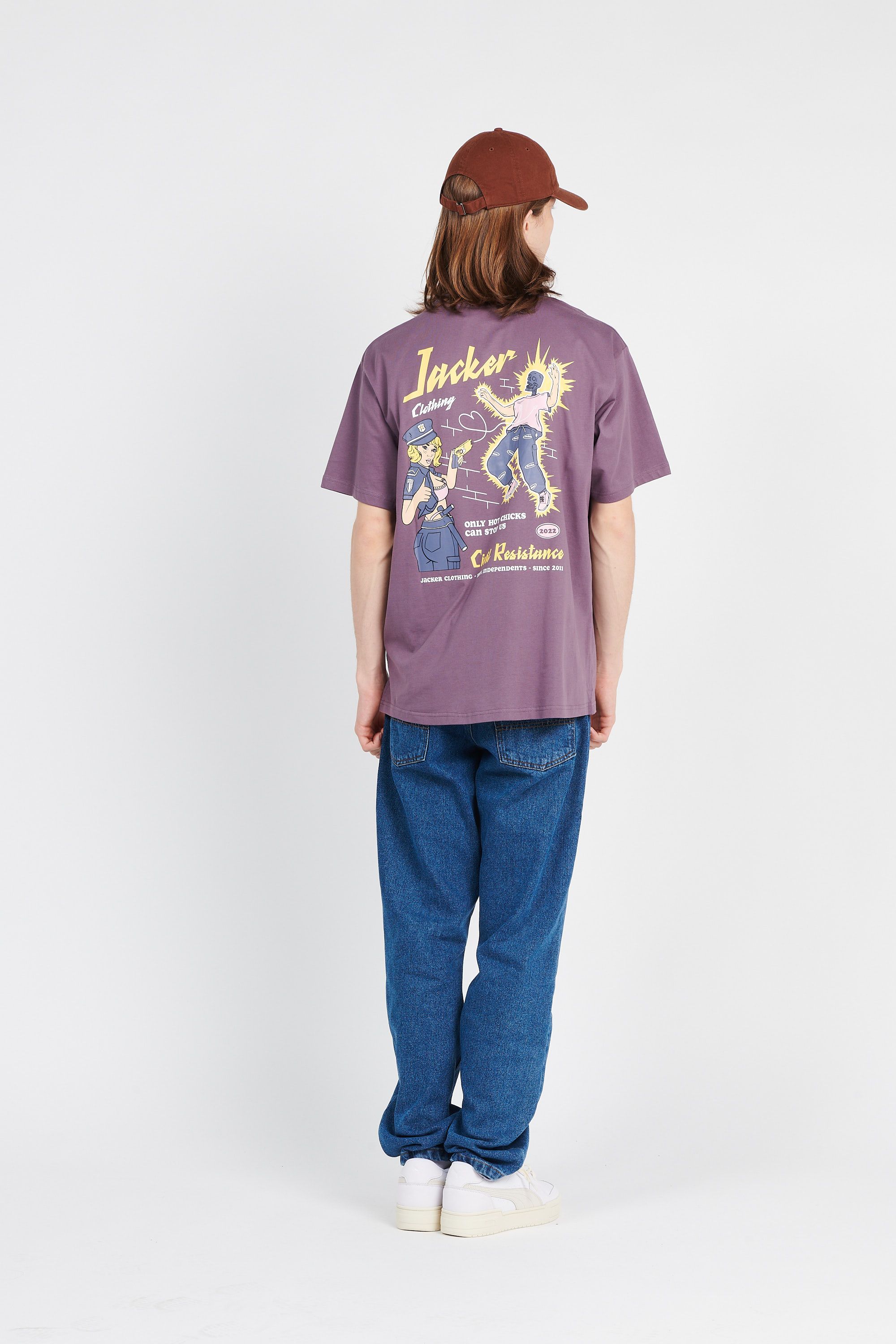 JACKER T-shirt Hot Chicks Violet