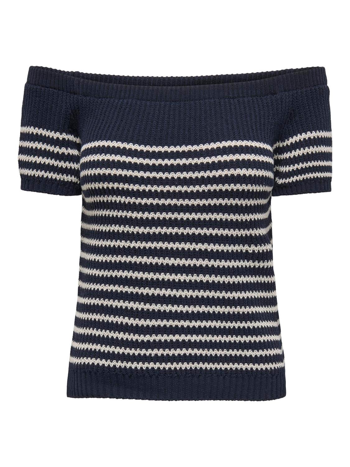 JDYMAYA Gestricktes Oberteil Sky Captain
