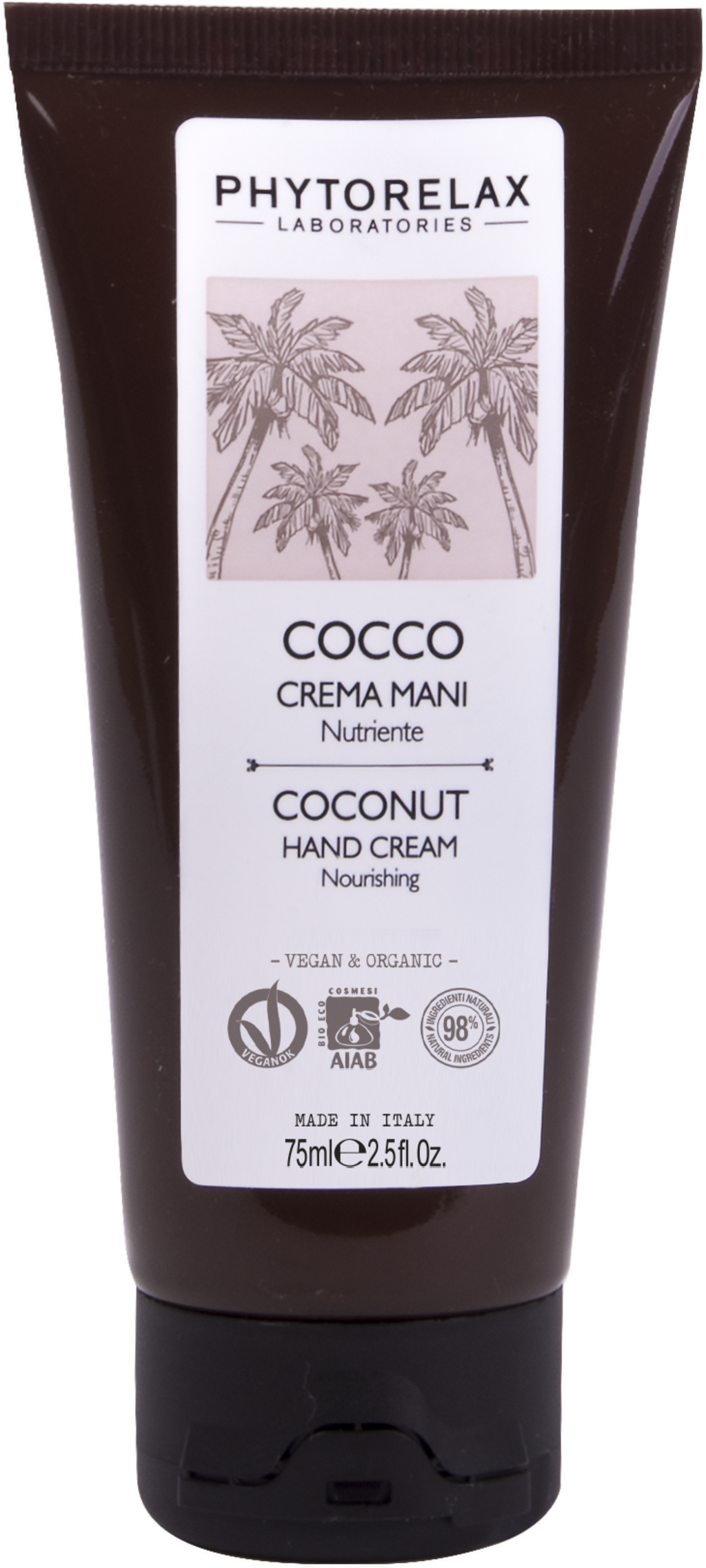 PHYTORELAX LABORATORIES  Coconut Hand Cream, 75 ml