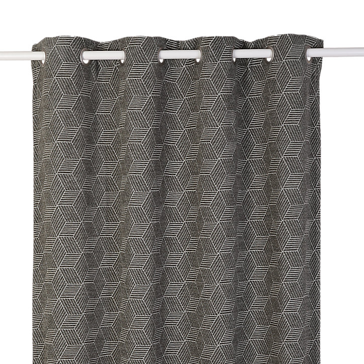 Rideau occultant polyester Opale L.260 x l.140 cm vert