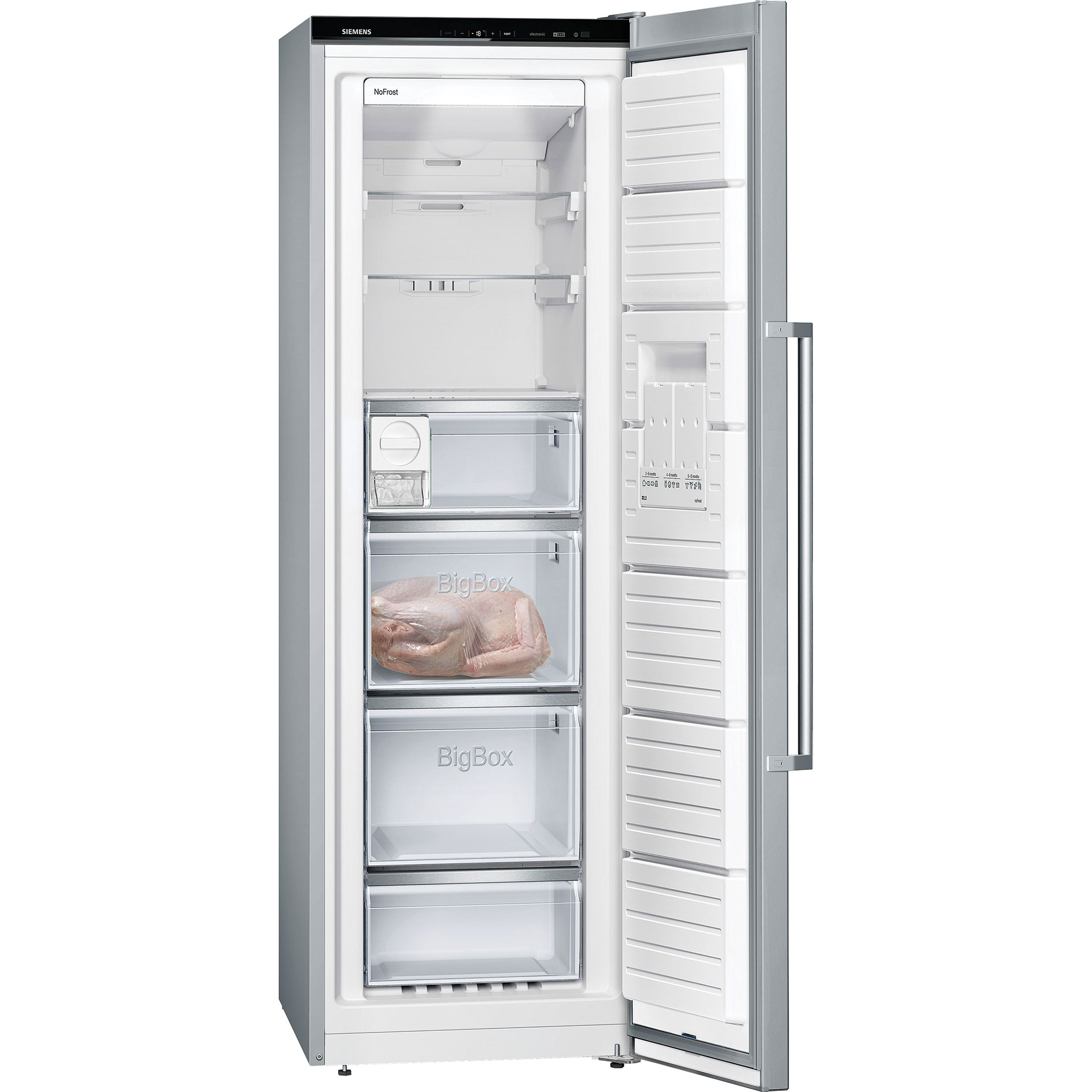 SIEMENS Gefrierschrank GS36NAIEP - Edelstahl - E