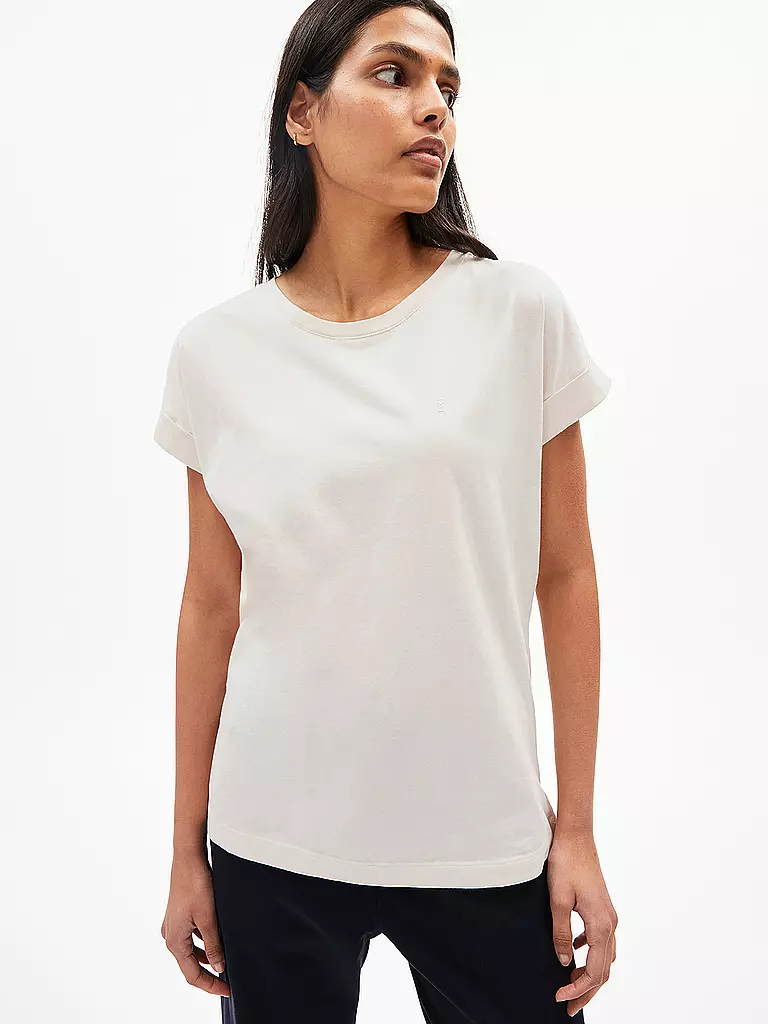 ARMEDANGELS T-Shirt IDAARA creme