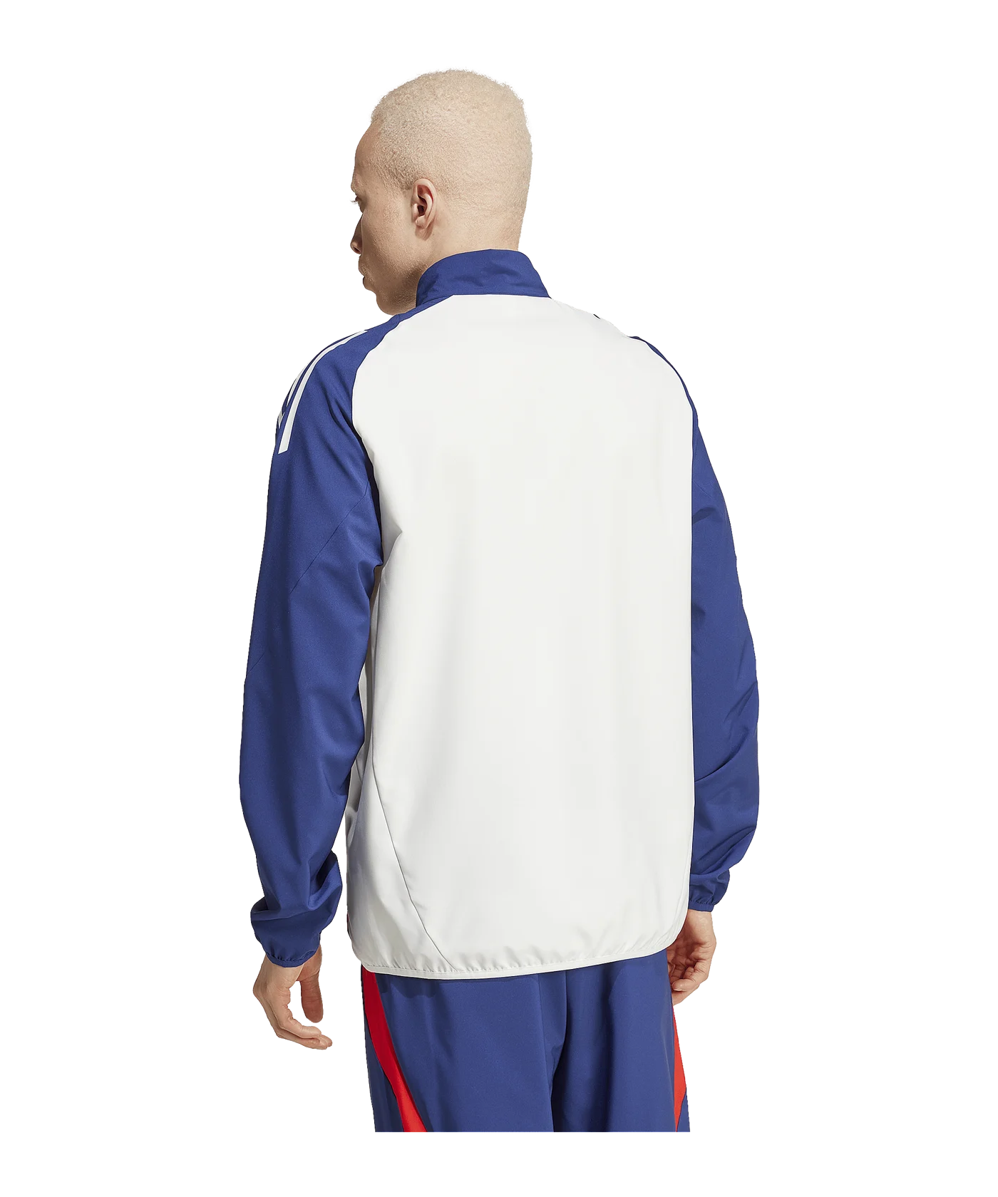 adidas Olympique Lyon Prematch Jacke 2024/2025 Weiss