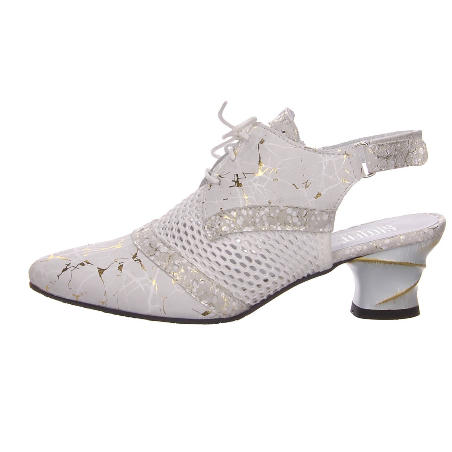 Simen Slingpumps weiß weiss/weiss kombi