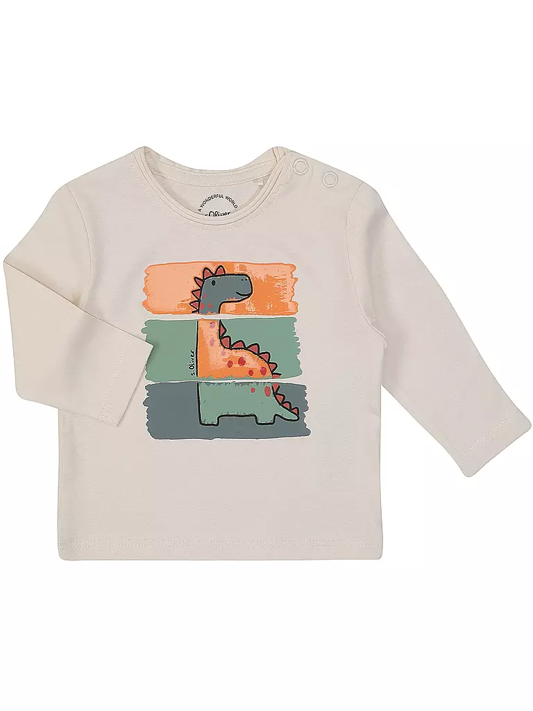 S.OLIVER Baby Langarmshirt weiss