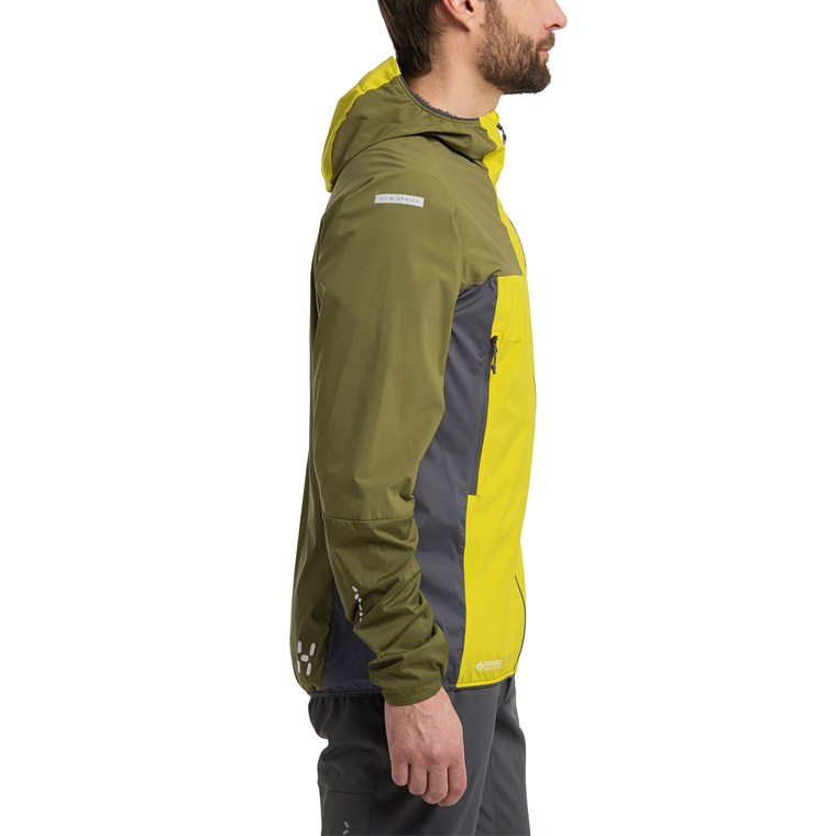 Haglöfs L.I.M Alpha Hood Men Aurora/Olive Green