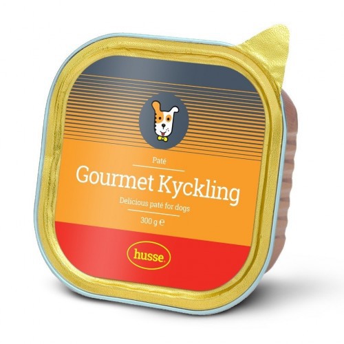 Gourmet Husse Kyckling Paté para cães sabor frango