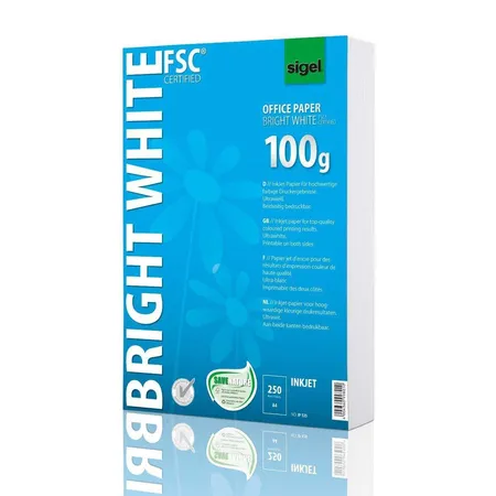 Sigel IP125 InkJet-Papier A4 ultraweiß, 250 Blatt