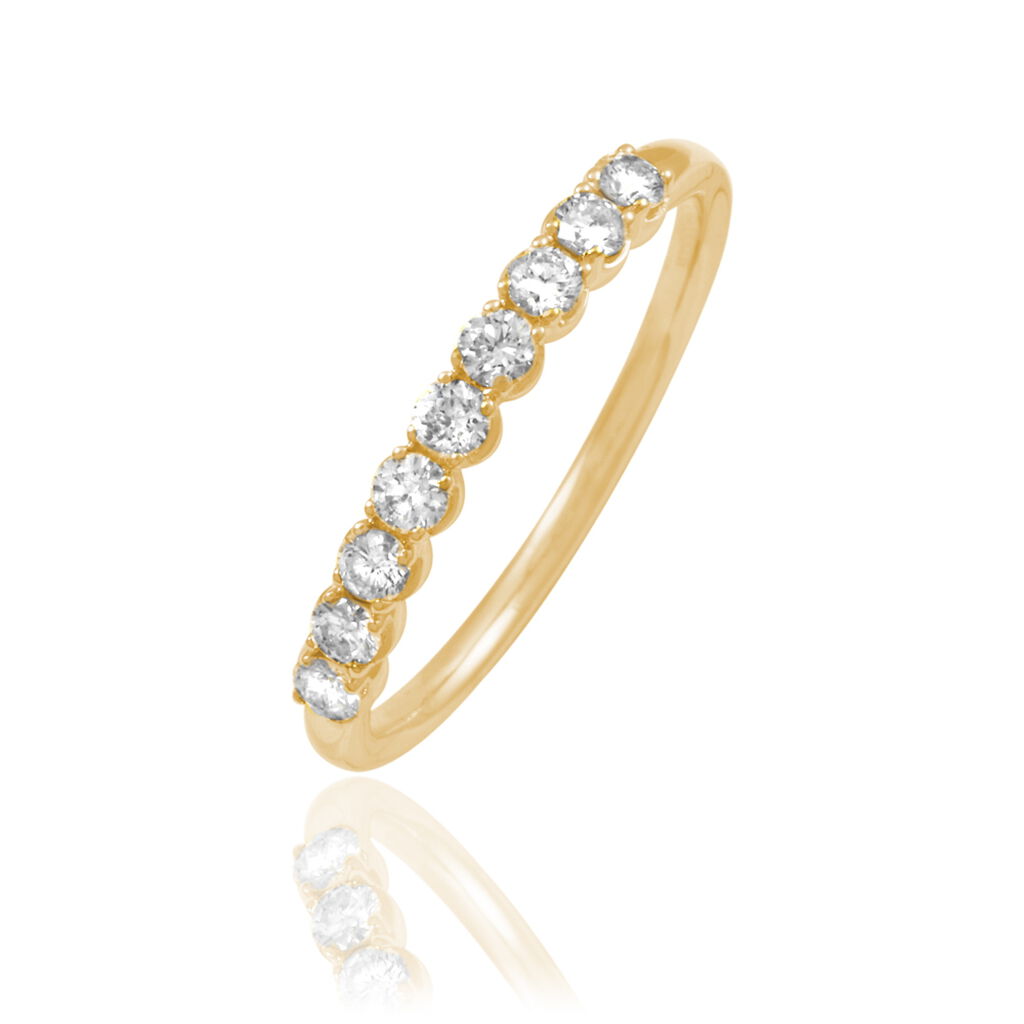 Alliance Eloise Or Jaune Diamant