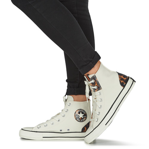 Converse - CHUCK TAYLOR ALL STAR TORTOISE - Ecru / Marron