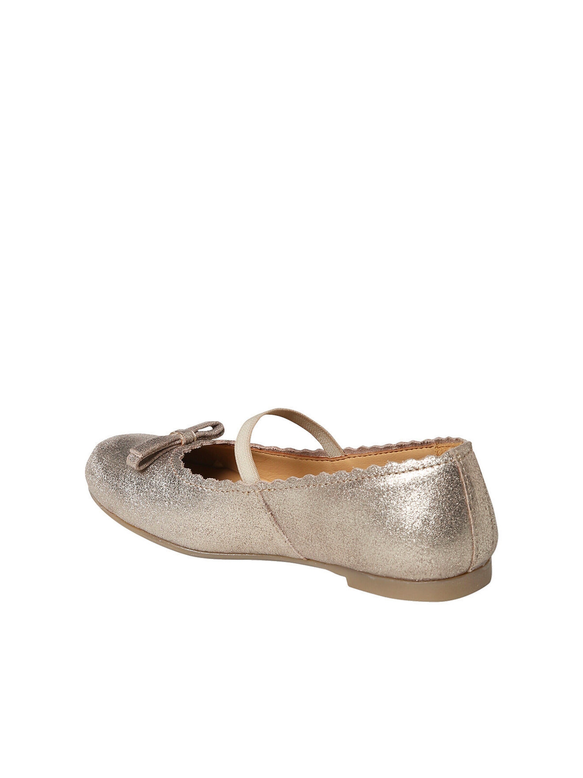Vertbaudet Mädchen Ballerinas beige glanzeffekt