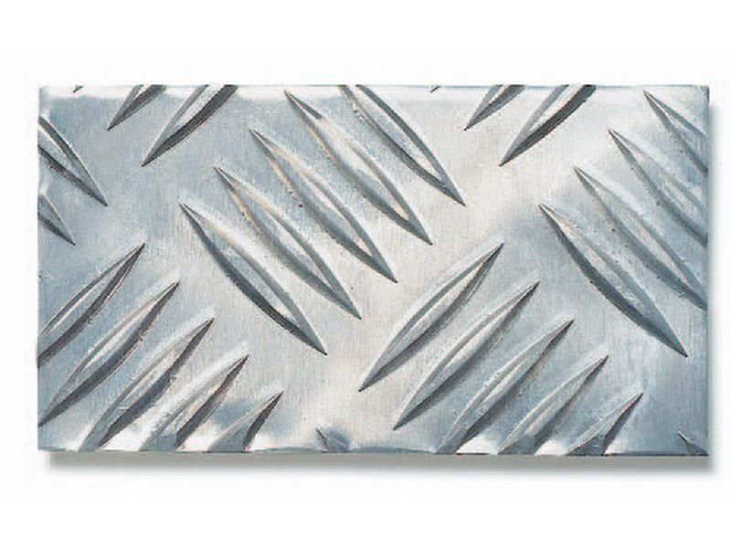 Aluminium Raupenblech, Quintett W5 (Zuschnitt möglich)