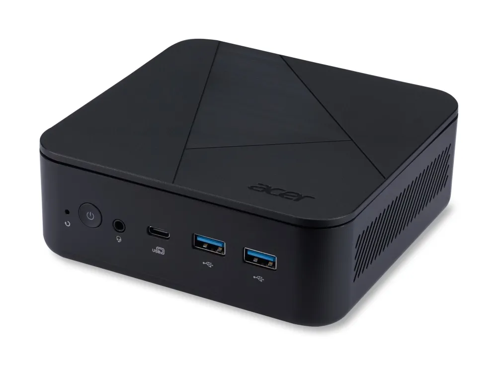 Acer Veriton NUC VN1502G-13U7U - Barebone - mini PC 1 x Core i7 1355U / op til 5 GHz - RAM 0 GB - Intel Iris Xe Graphics - Gigabit Ethernet, IEEE 802.11ax (Wi-Fi 6), Bluetooth
