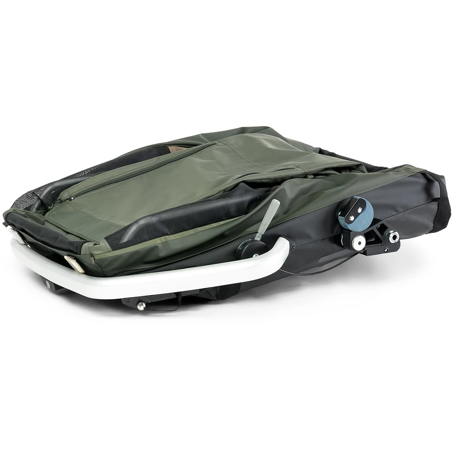 CROOZER Hundefahrradanhänger Dog Mikke Moss green