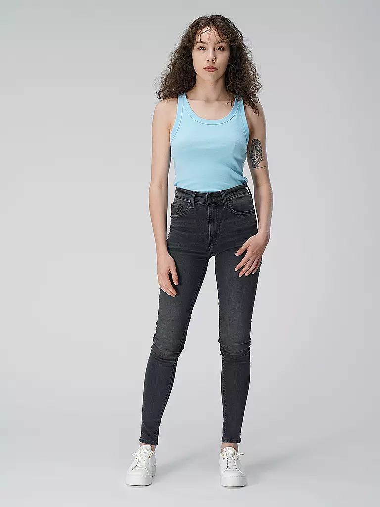 LEVI'S® Highwaist Jeans 721 HIGH RISE SKINNY grau