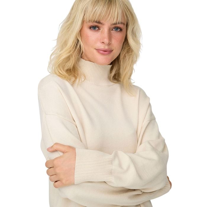 Only Bari High Neck Knitted Sweater Dames