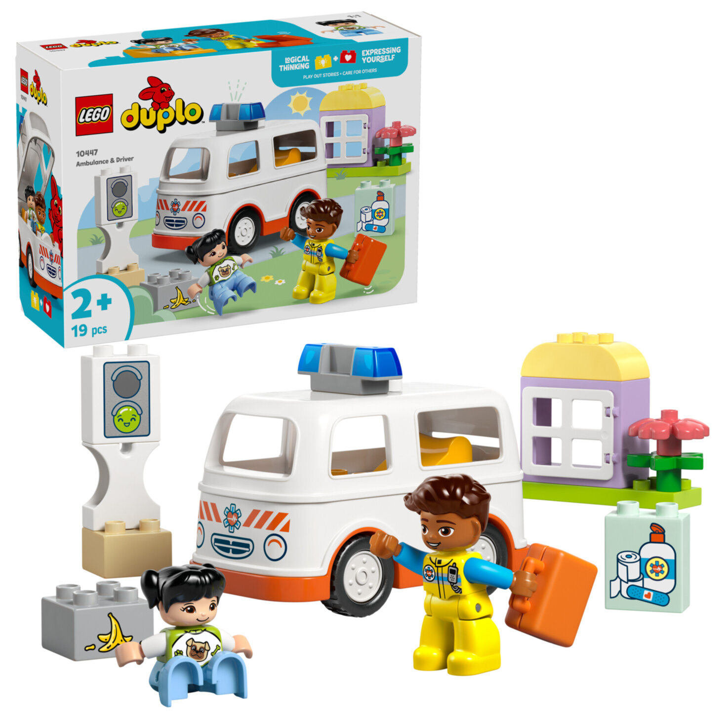 LEGO® DUPLO 10447 Rettungswagen mit Fahrer ab 2 Jahren
