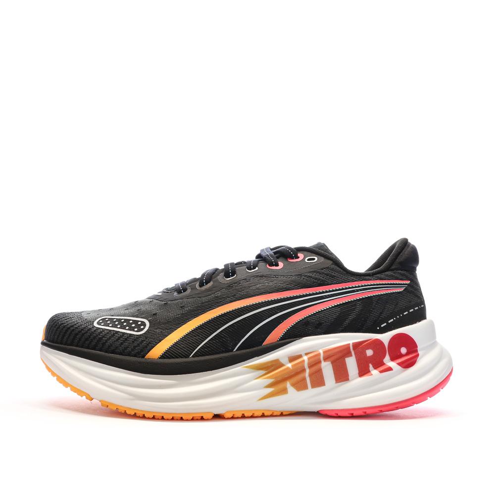 Puma Chaussures de running Noires/Orange Femme Puma Magnify Nitro 2
