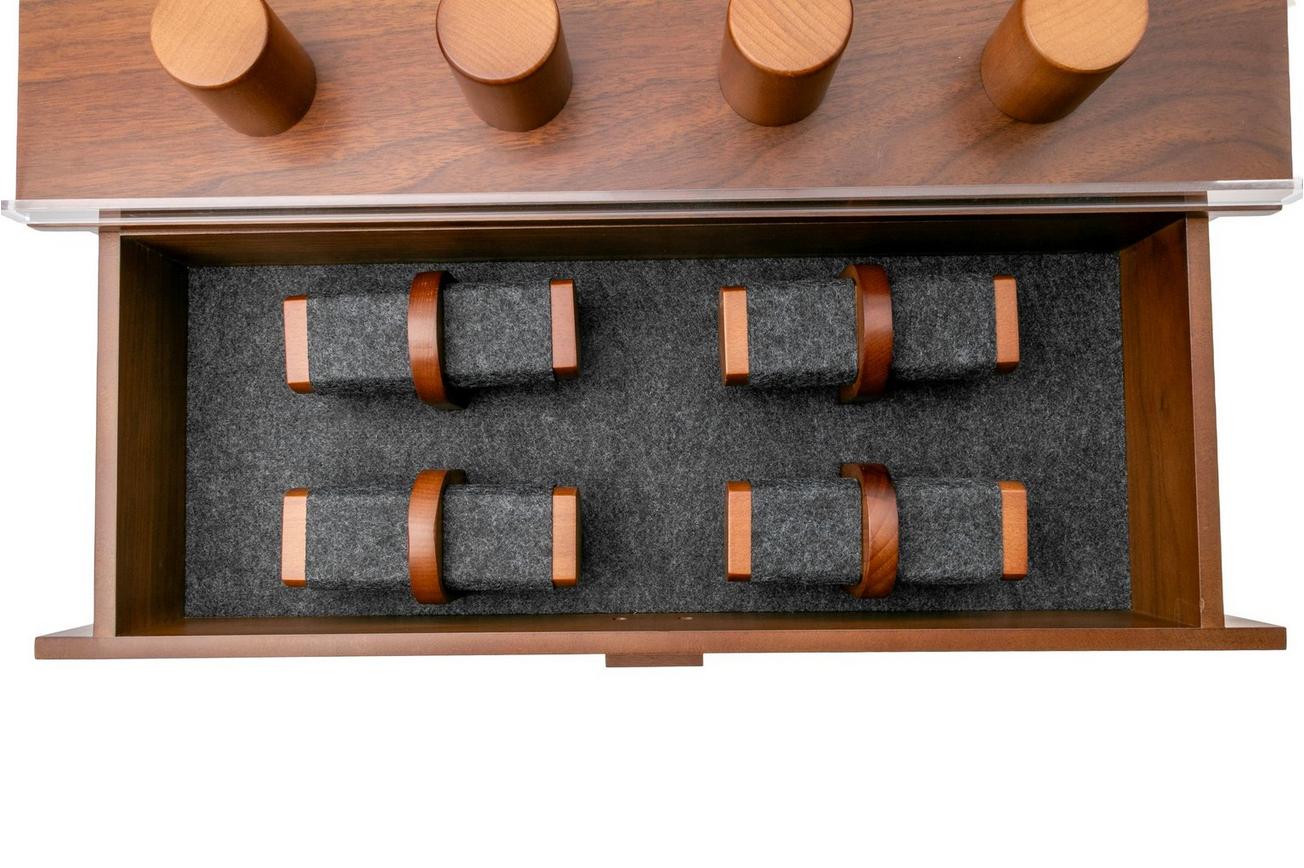 Holme & Hadfield Legacy Watch Display Case LGP-WT-978-1 Walnut, horloge display voor 17 stuks