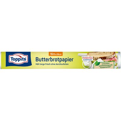 Papier sulfurisé pour sandwich, largeur 28 cm - Rouleau de 16 m