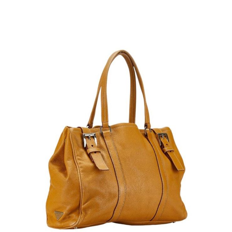 Prada Vintage Prada Handbag Beige