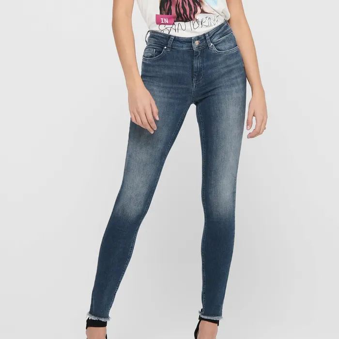 Only Blush Life Mid Ankle Skinny Jeans Dames