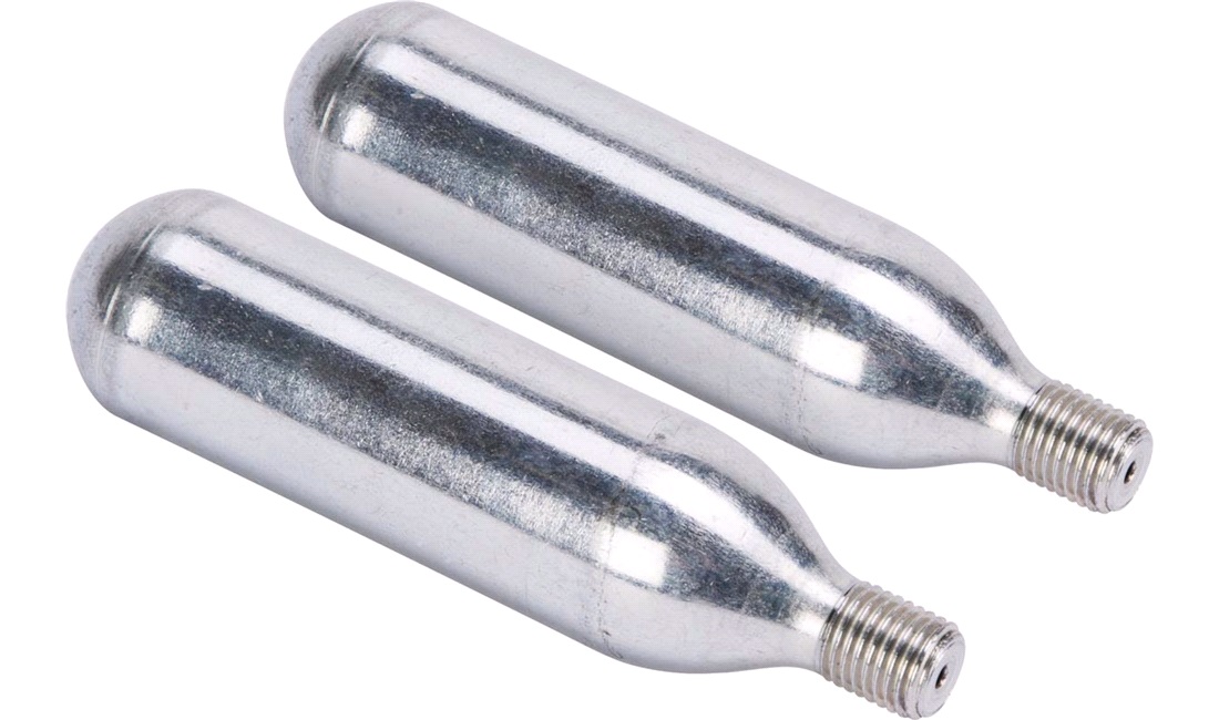 2 stk. CO2 patroner med gevind 16 gram