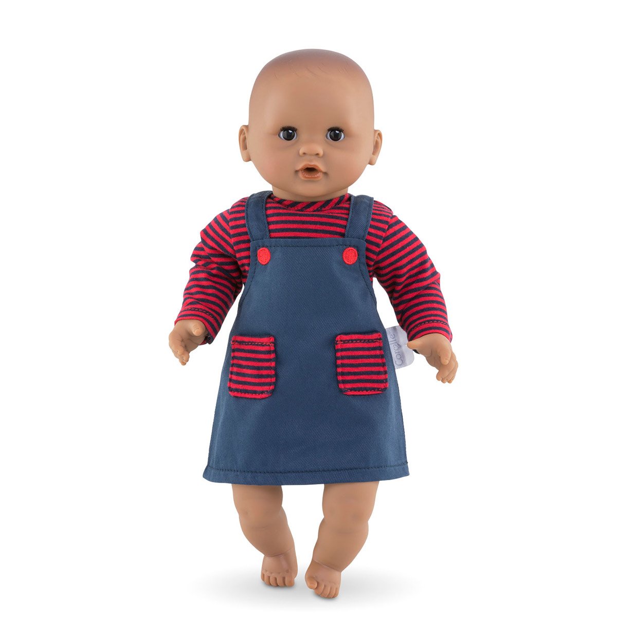 Robe marinière Mon premier poupon 30 cm
