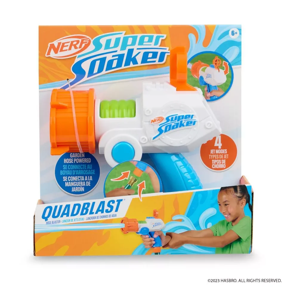 NERF - QuadBlast Small Hose Blaster