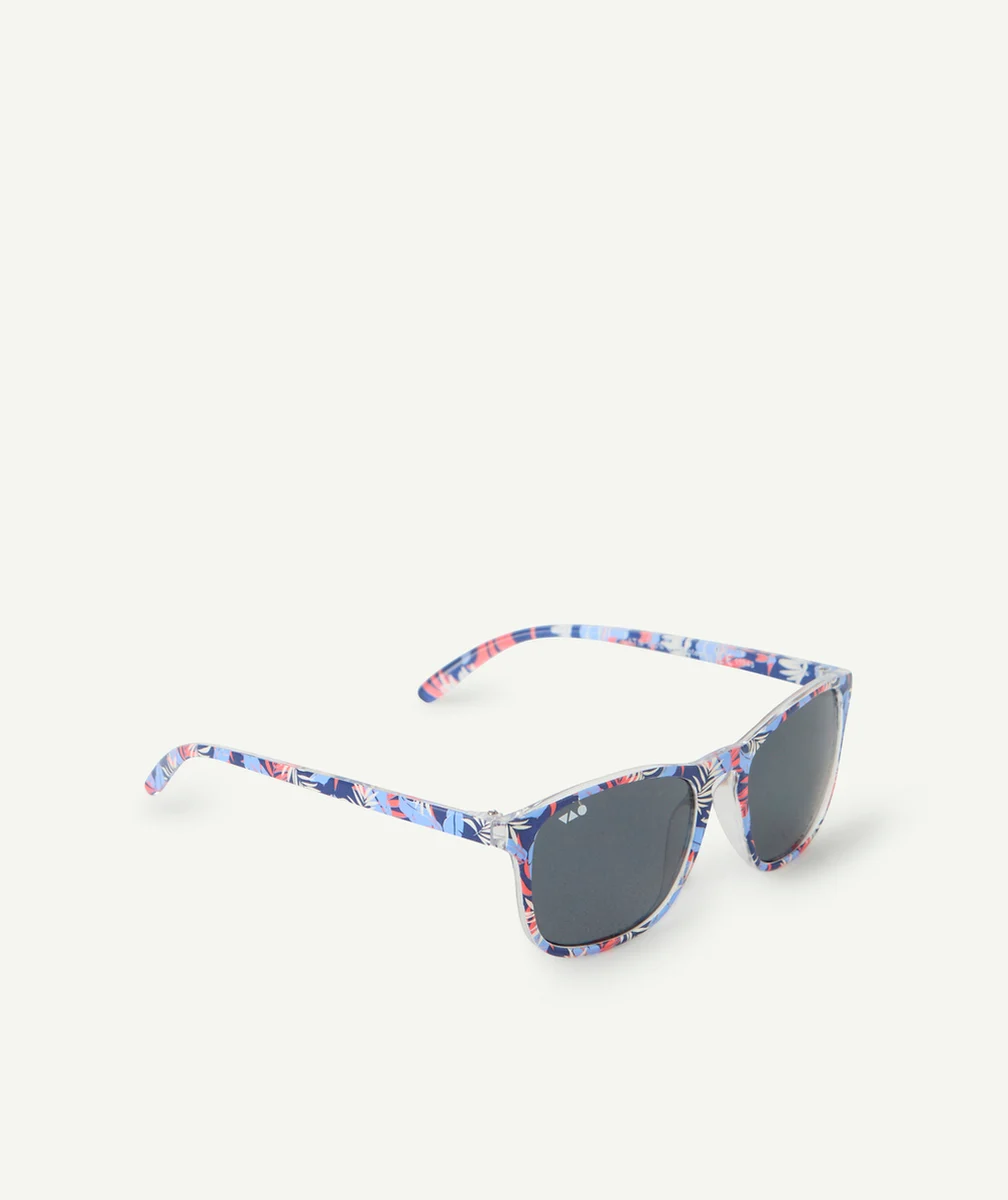 lunettes de soleil garçon uv3 imprimé feuille