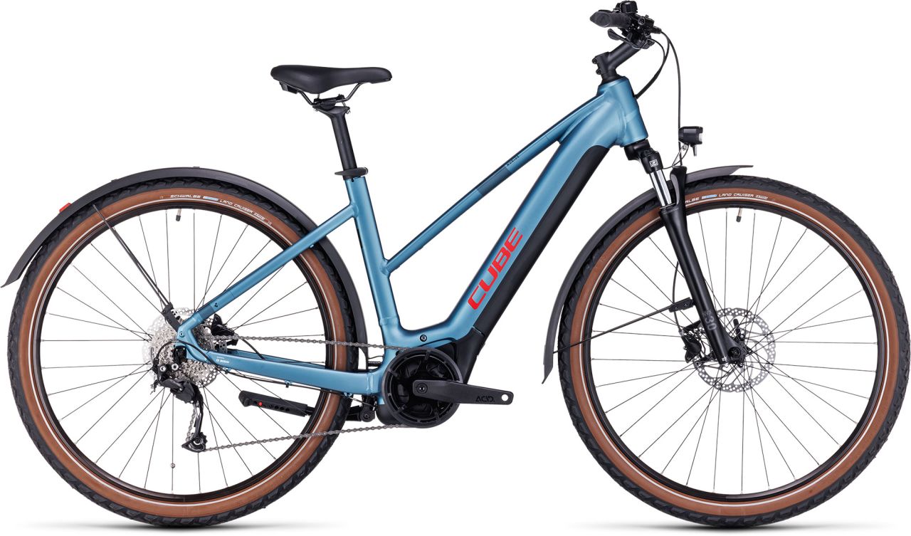 Cube Nuride Hybrid Performance 625 Allroad Lady metalblue´n´red kaufen | Bike-Discount