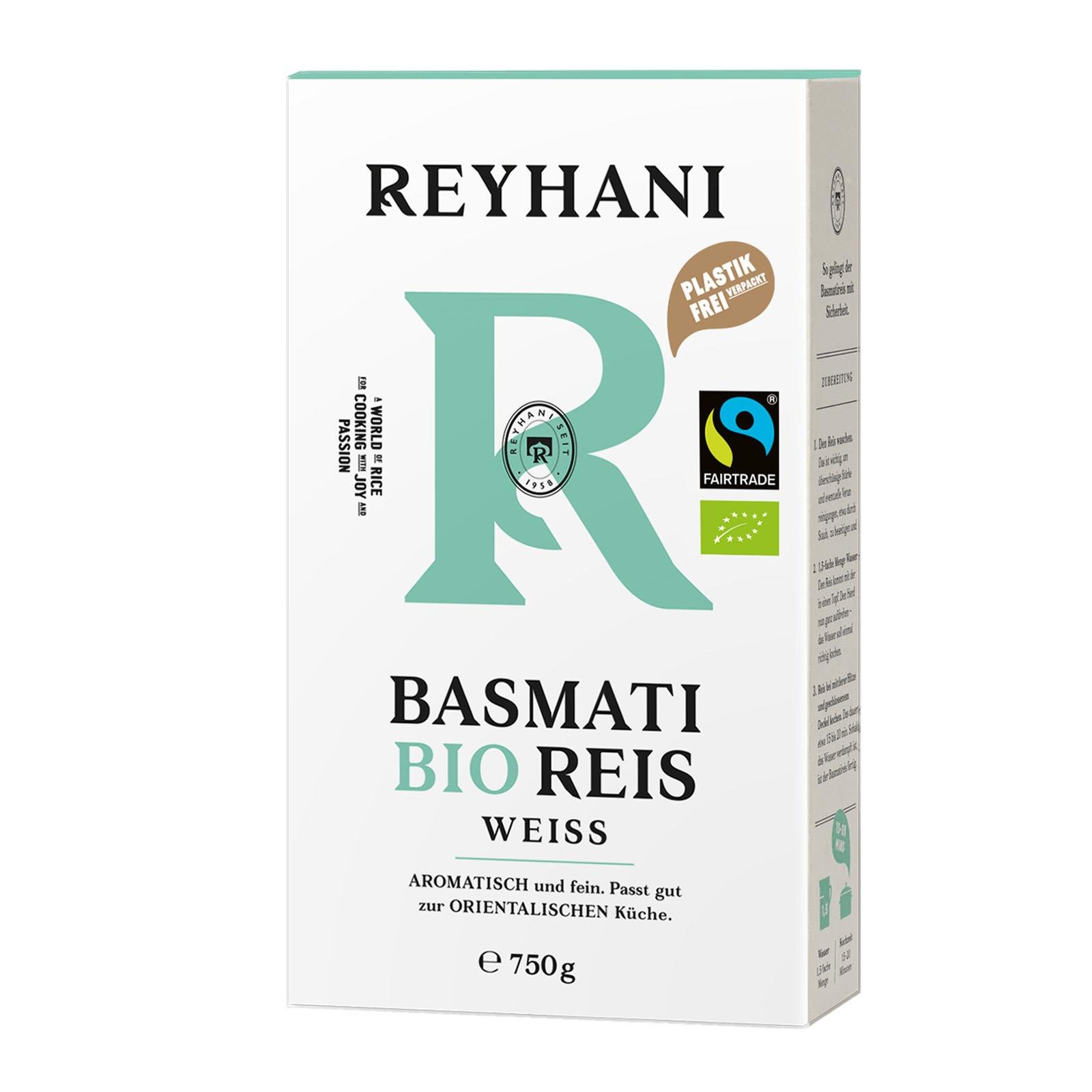Reyhani Bio Fairtrade Basmati Weiss