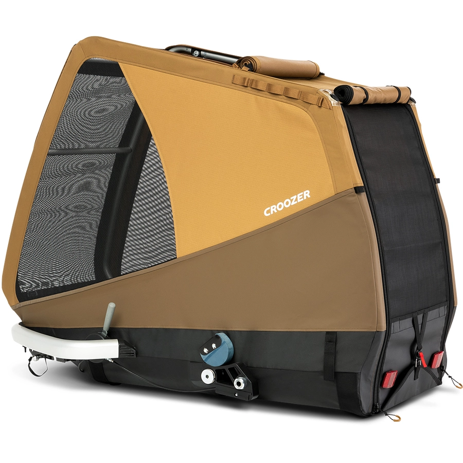 CROOZER Hundefahrradanhänger Dog Tammo Sundown yellow