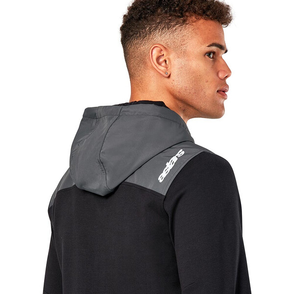 Alpinestars - Sweat zippé à capuche Reckoning Noir / Gris