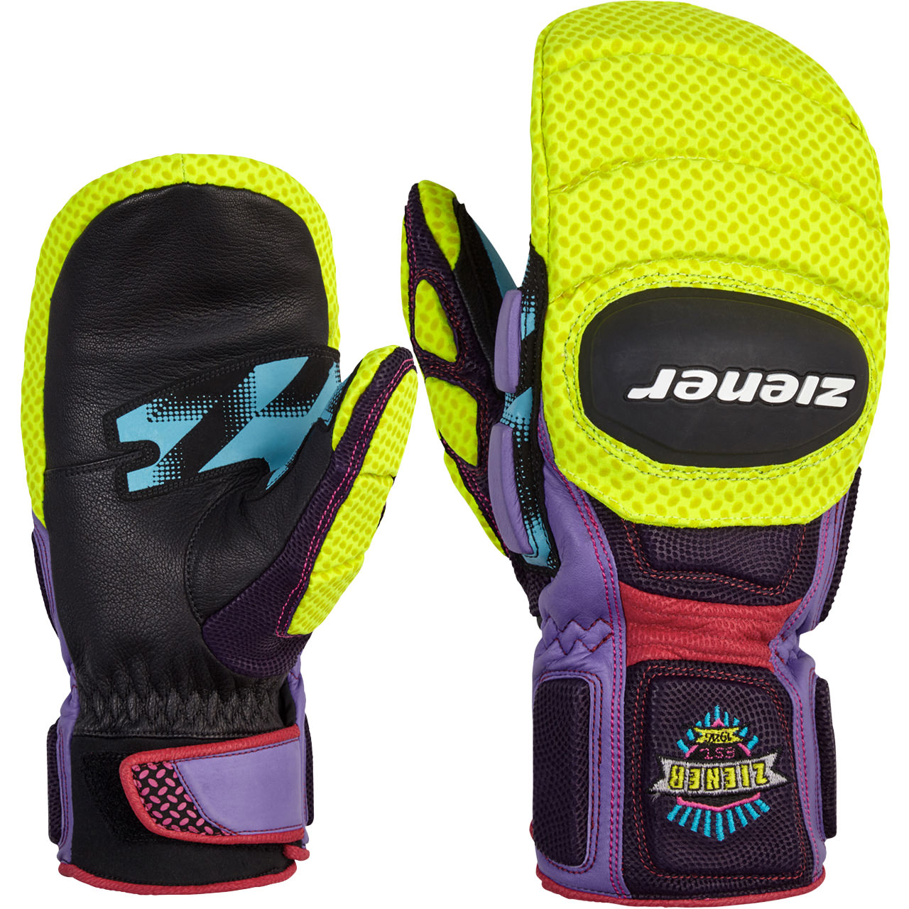 Ziener Herren Fäustling GATORO multicolor | Herren Skibekleidung | Skibekleidung | Alpin Ski | XSPO