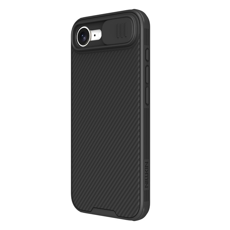 iPhone 16e Schutz Hülle Cam-Slider Kameraschutz - Schwarz
