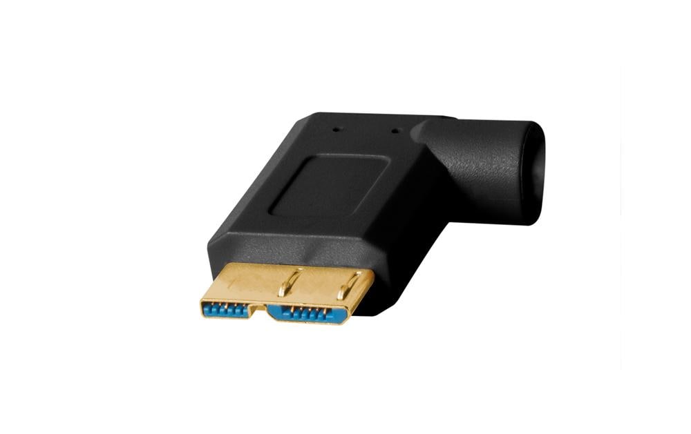 Kabel TetherPro USB 3.0 to Micro-B, 4.6m SchwarzUSB 3.0 zu USB Micro-B mit rechtwinkligem Stecker