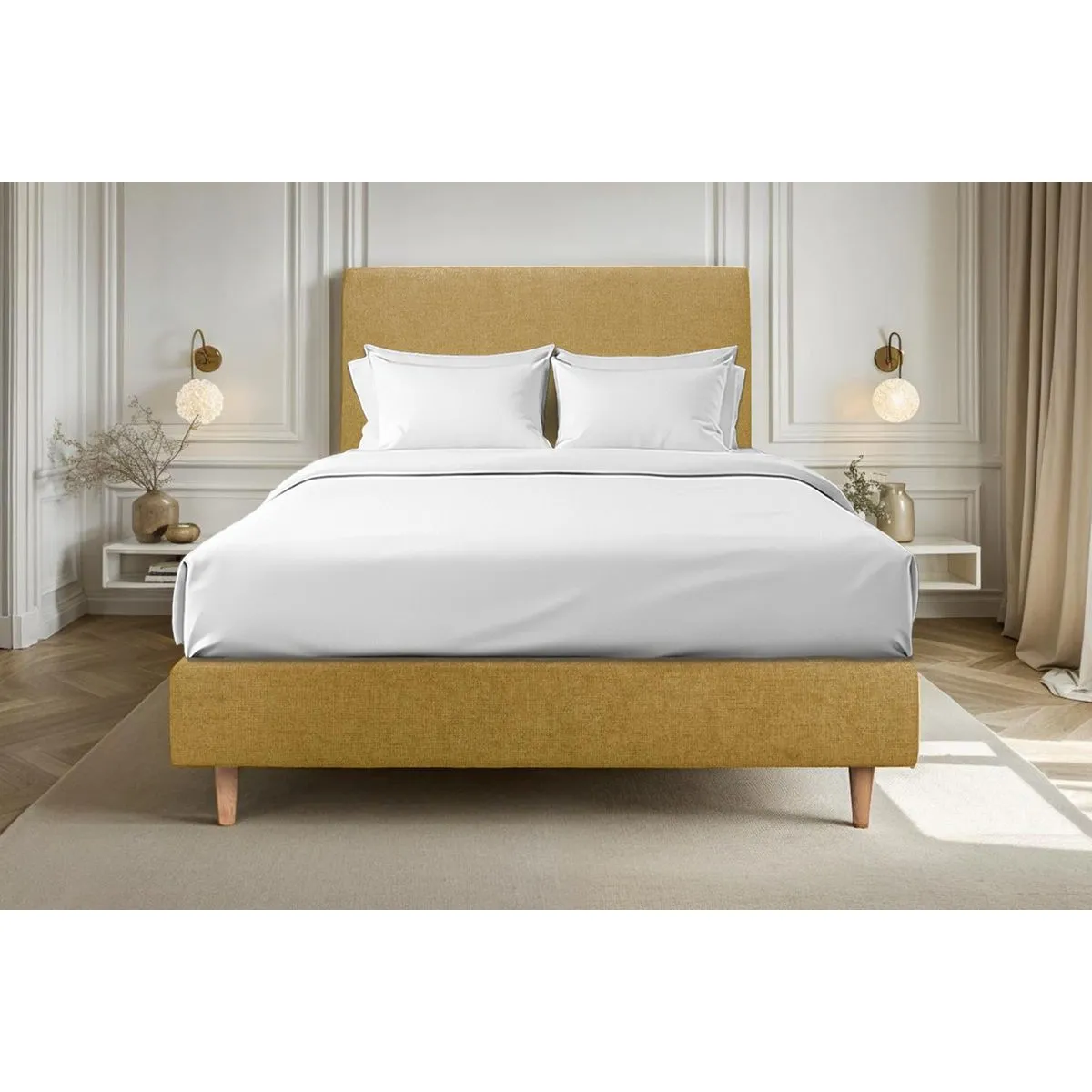 Sommeil de plomb SOMMEIL-DE-PLOMB Lit 150x200 - Jaune
