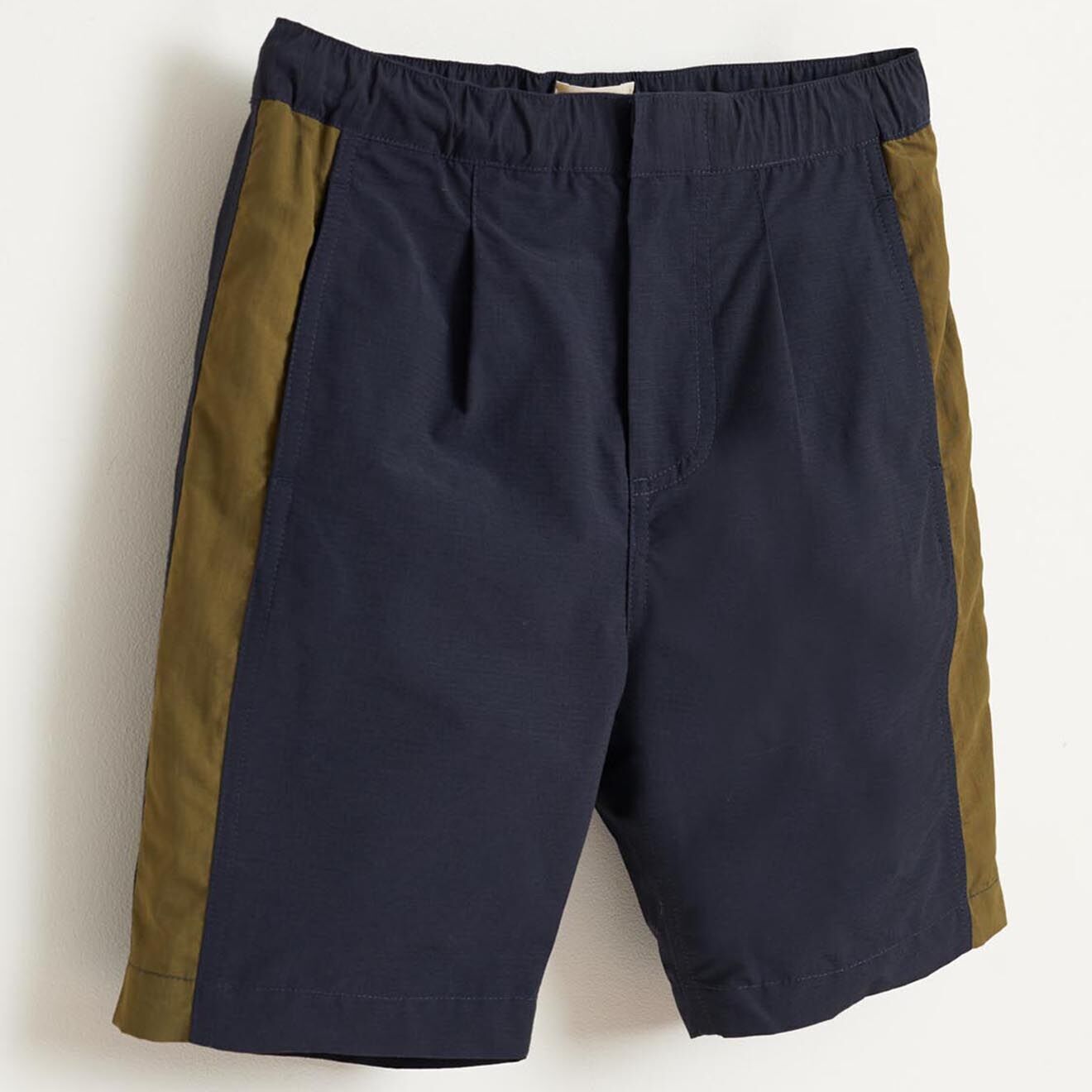 Bellerose Short Jonn en Coton mélangé à bande marine