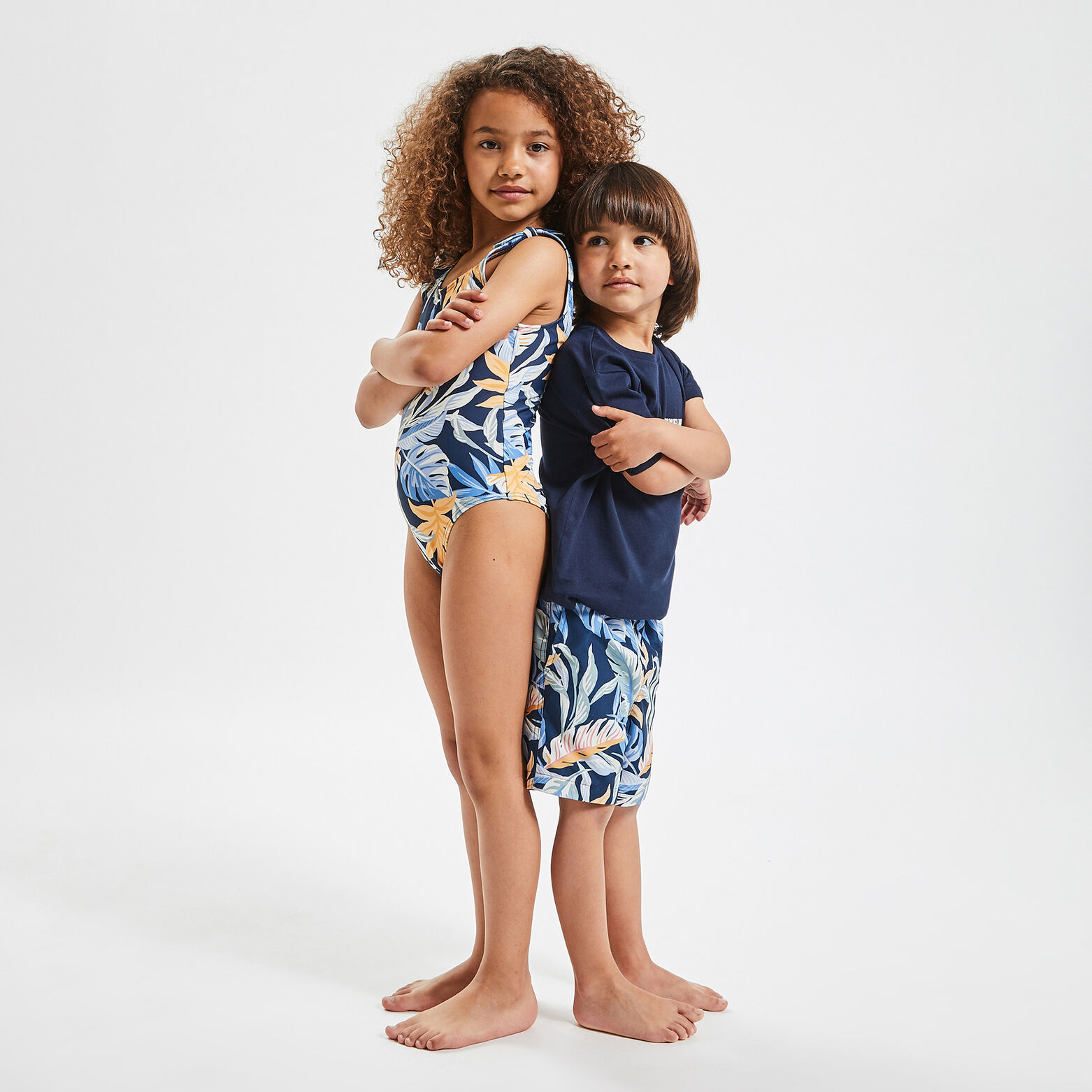 Maillot de bain imprimé enfant Bleu moyen