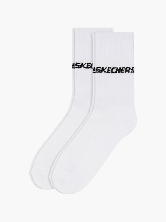 Skechers 2 Pack Socken Weiss