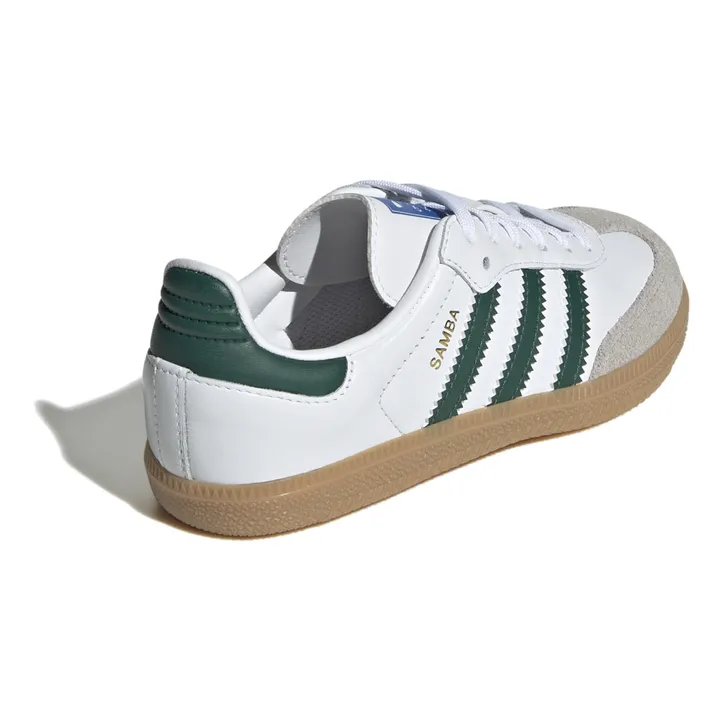 Adidas Baskets Samba Lacets Semelle Gomme | Vert