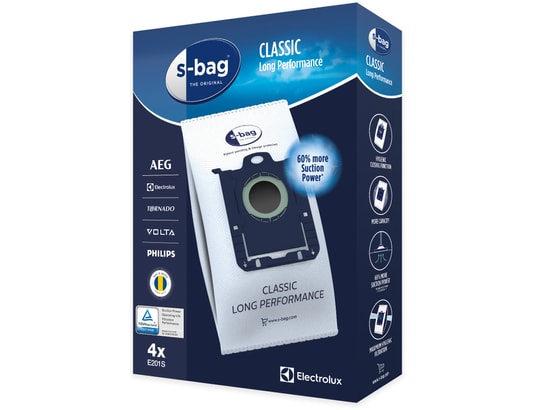 ELECTROLUX - Accessoire aspirateur 4 sacs S Bag 3.2L - E201S