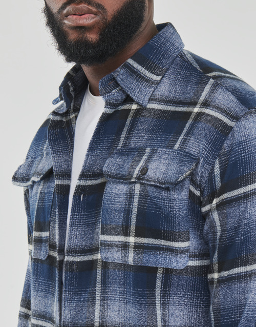 Selected - SLHREGSCOT CHECK SHIRT - Bleu