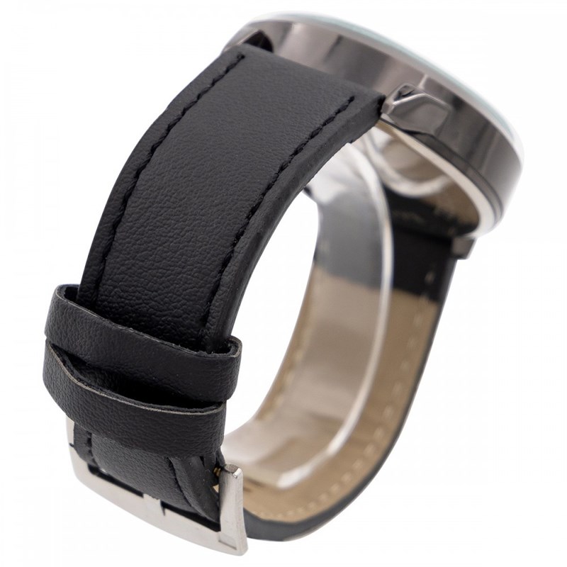 Montre Homme M. JOHN bracelet Cuir Noir
