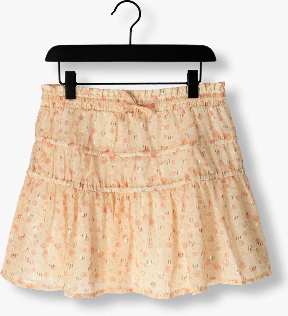 LIKE FLO beige like flo minirok chiffon flower skirt