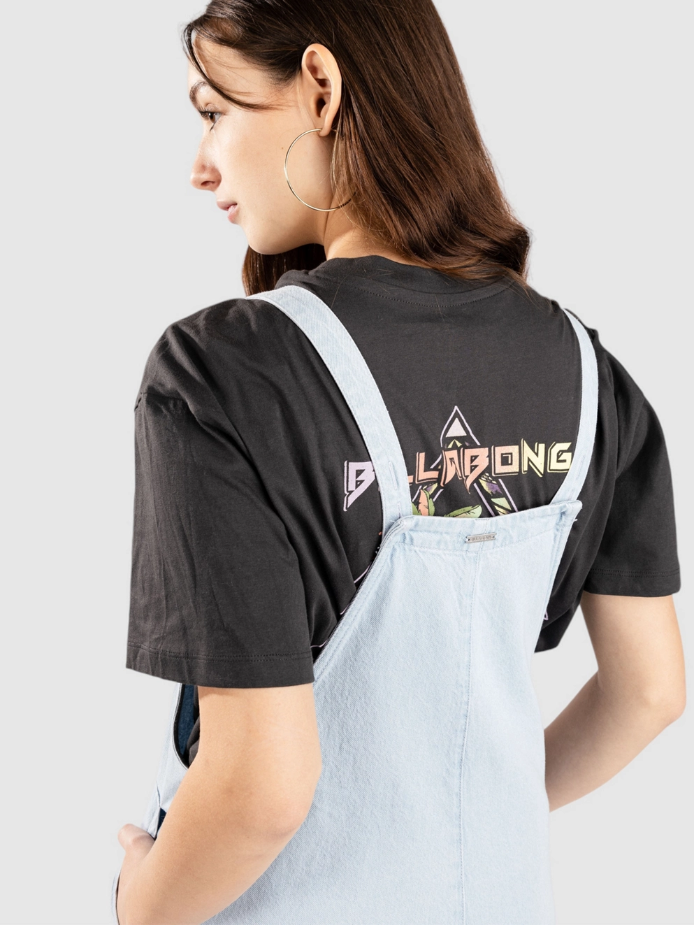 Billabong Beach Crush Denim Overall salt blue