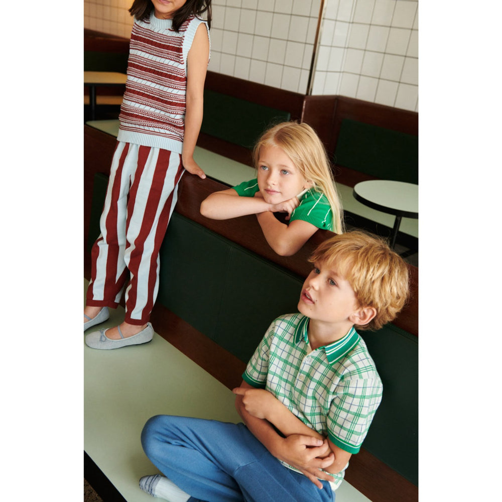 Køb FUB basil/ecru Striped Polo